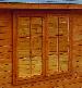 LOG CABINS: SINGLE GLAZED LOG CABINS and DOUBLE GLAZED LOG CABINS - Additional doors and windows
