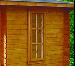 LOG CABINS: SINGLE GLAZED LOG CABINS and DOUBLE GLAZED LOG CABINS - Additional doors and windows
