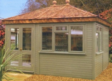 Malvern Hallow Hipped Garden Office 802