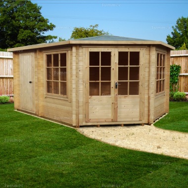 Shire Leygrove Rowney Corner Log Cabin 187