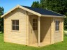 3.5m wide Apex 45mm Log Cabin 519